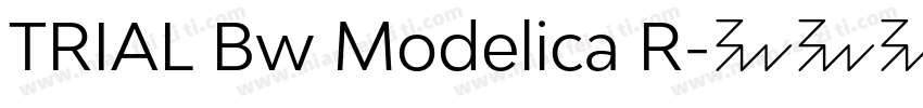 TRIAL Bw Modelica R字体转换